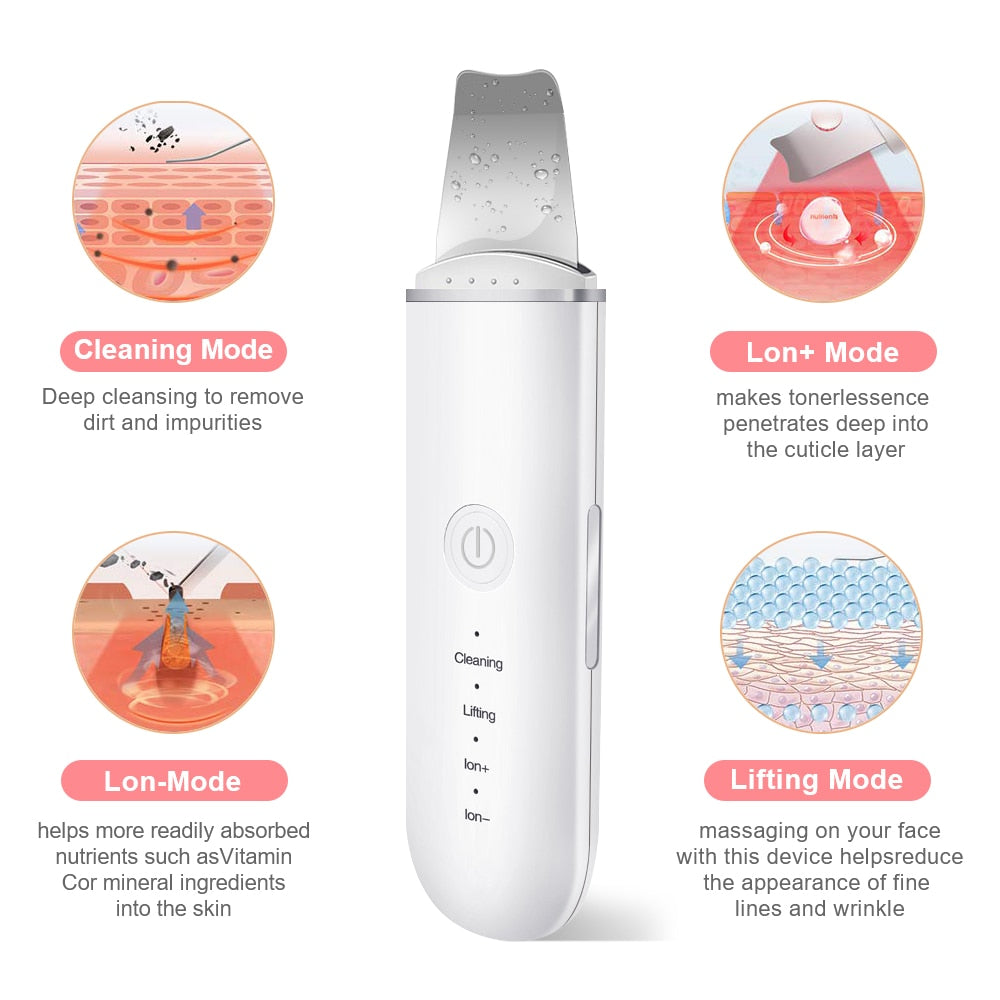 Ultrasonic Facial Scrubber - The Drop Trend