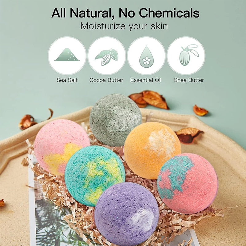 Organic Herbal Essential Bath Bomb - The Drop Trend