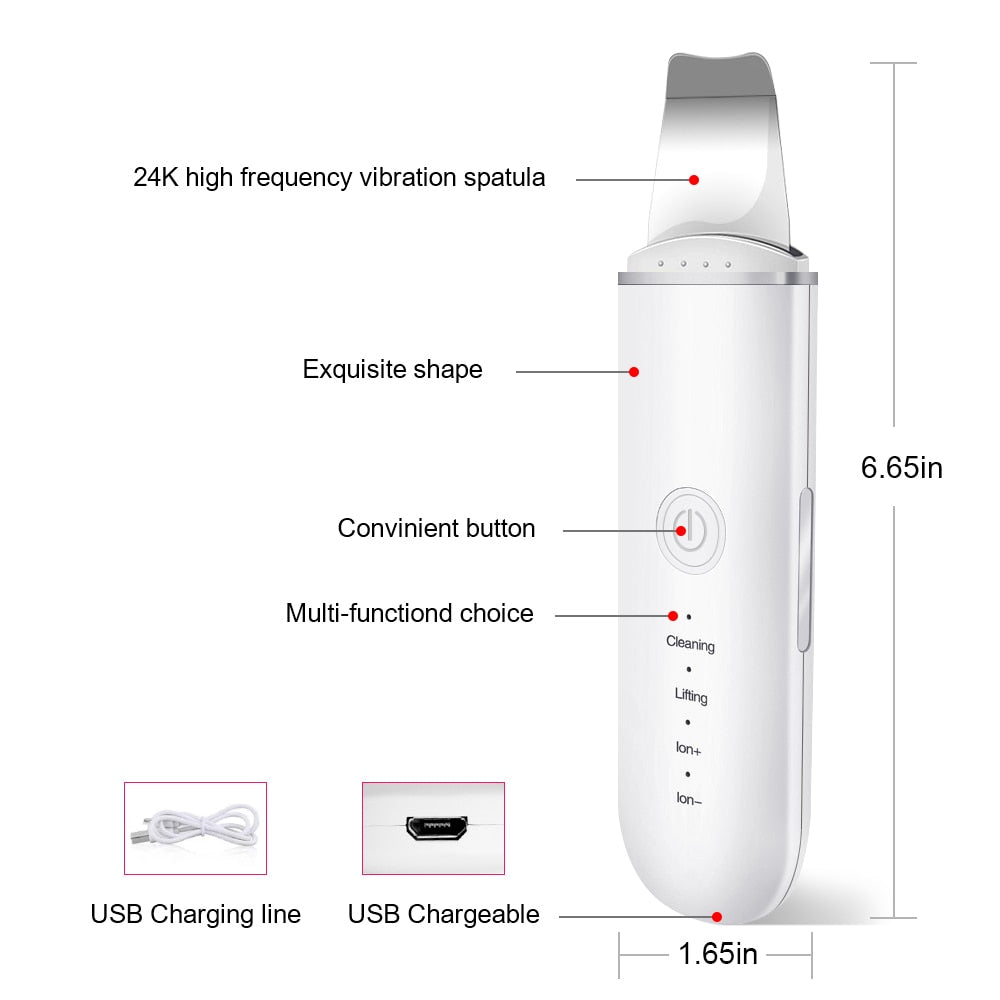 Ultrasonic Facial Scrubber - The Drop Trend